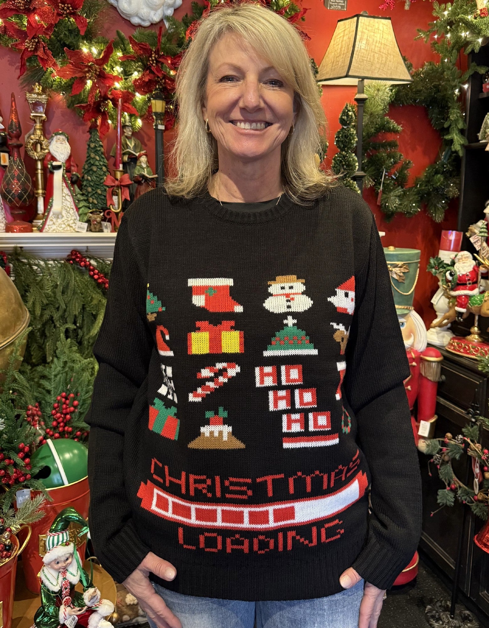 CHRISTMAS SWEATER - CHRISTMAS LOADING... SIZE XL [Sz:X LARGE]