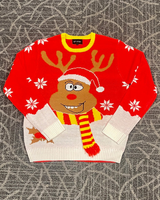 CHRISTMAS REINDEER SWEATER [Sz:SMALL]