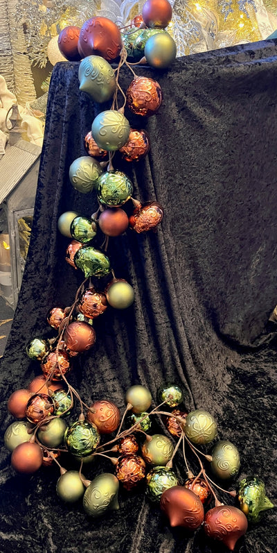 VINTAGE SWIRL BAUBLE GARLAND 4281601