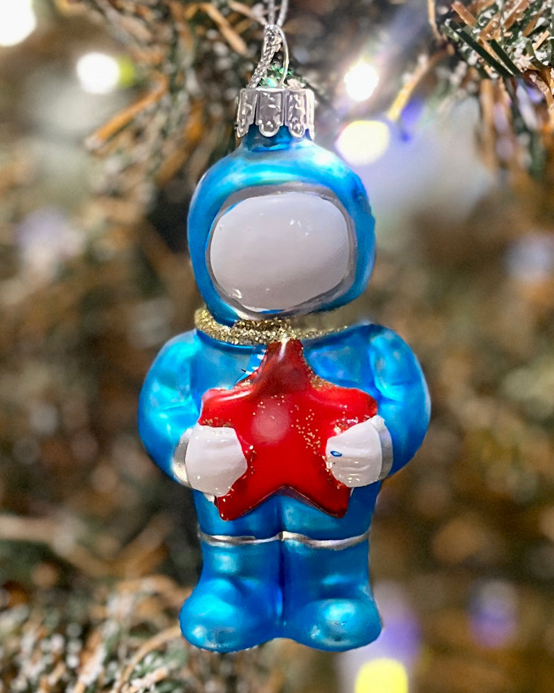 ASTRONAUT GLASS HANGING ORNAMENT 4289202