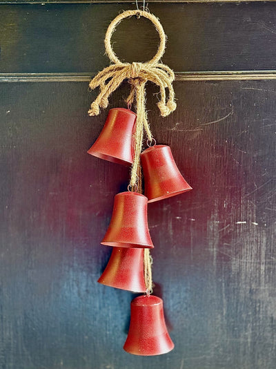 RED METAL 3 BELL DOOR HANGER 4297939