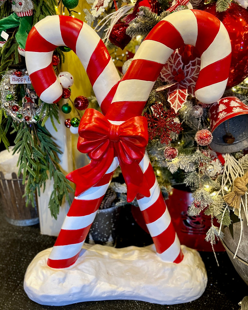 CANDY CANES WITH BOW 4296009 (PICK UP IN STORE ONLY)