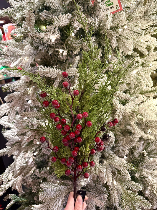 Red Berry Pine Spray SAN105