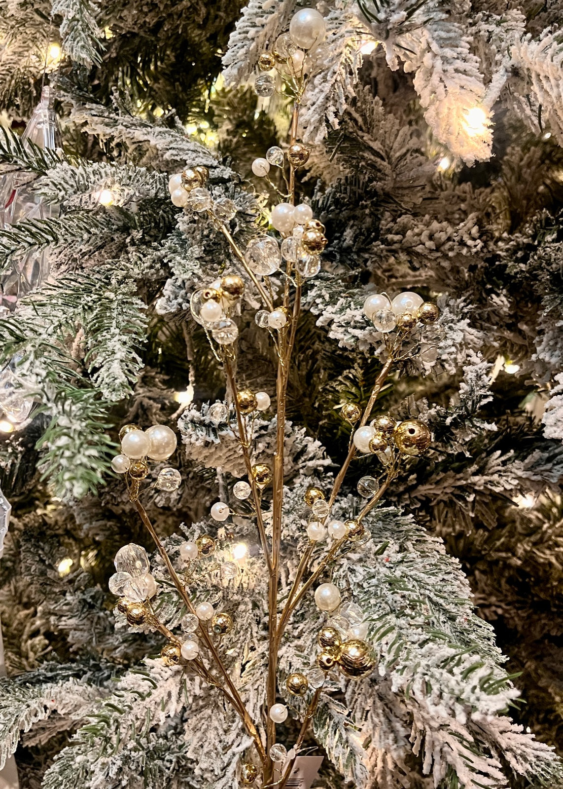 Pearl And Gold Leaf Spray SBC030