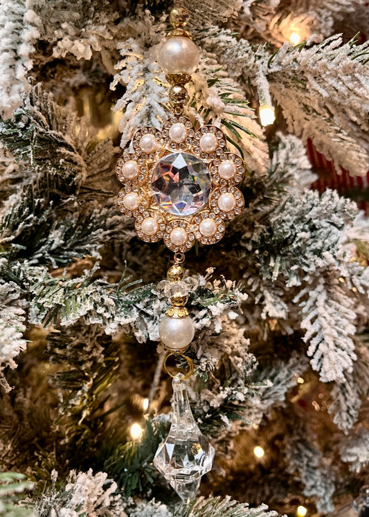 25cm Beaded Acrylic Drop SBC037