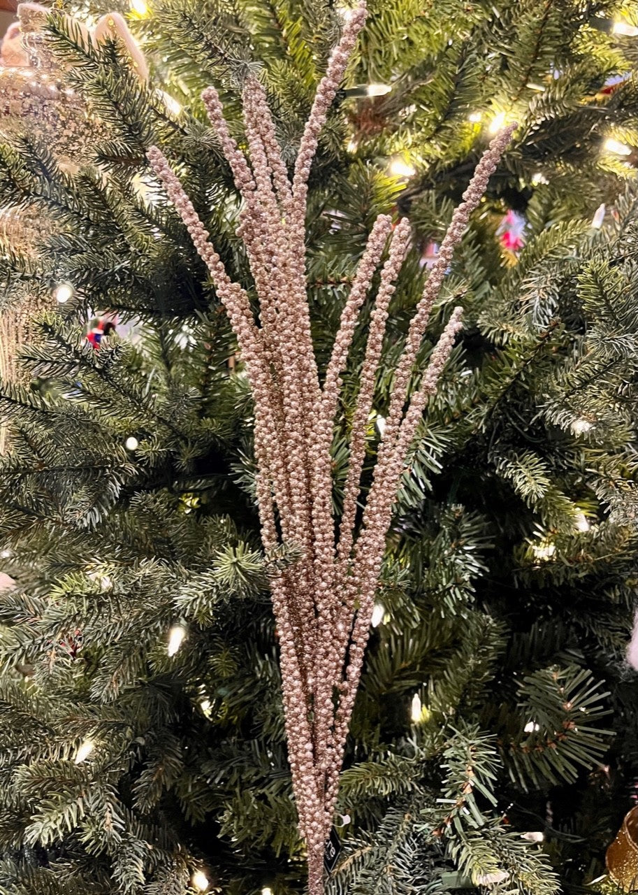 Champagne Beaded Glitter Spray SGD633