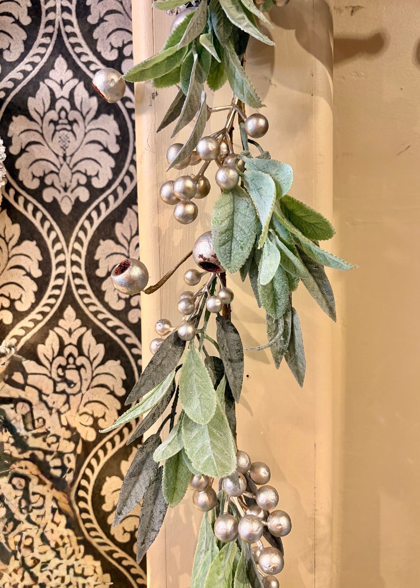 180cm Silver Berry Garland SLL514