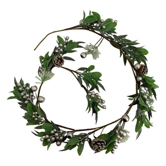 180cm Silver Berry Garland SLL514