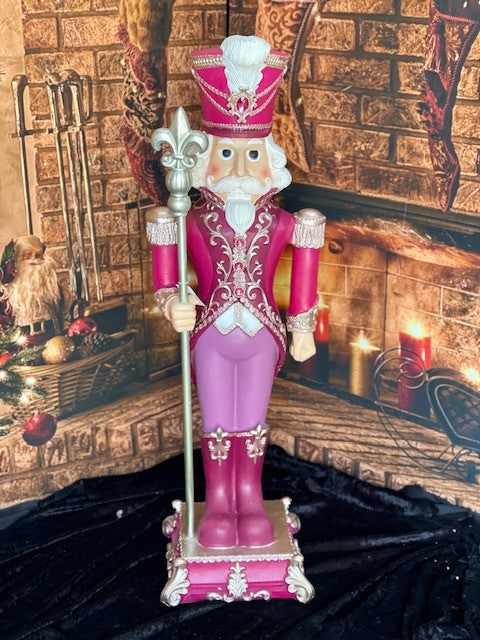 FUSCHIA  LARGE TOY SOLDIER GSI017 (PICK UP IN STORE ONLY)