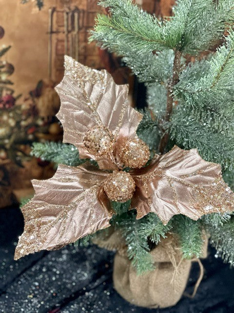 ROSE GOLD HOLLY SPRAY GGF253