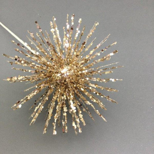CHAMPAGNE GLITTER SPIKY BALL SPRAY GGF341