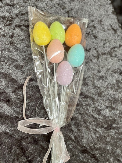 EASTER EGG PICK 5CM 6 PIECE HJA053