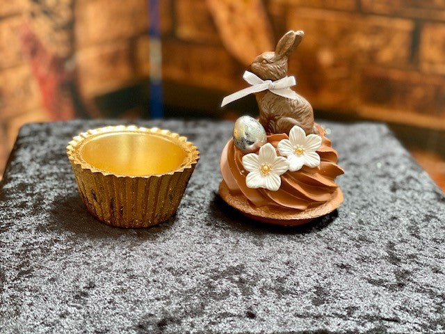 CHOCOLATE BUNNY IN CUPCAKE HTEM025