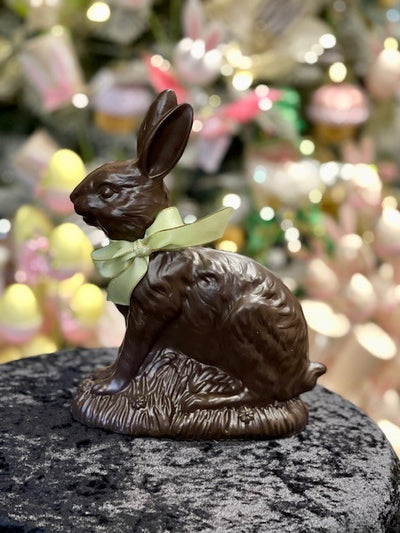 DARK CHOCOLATE SITTING BUNNY HTEM032