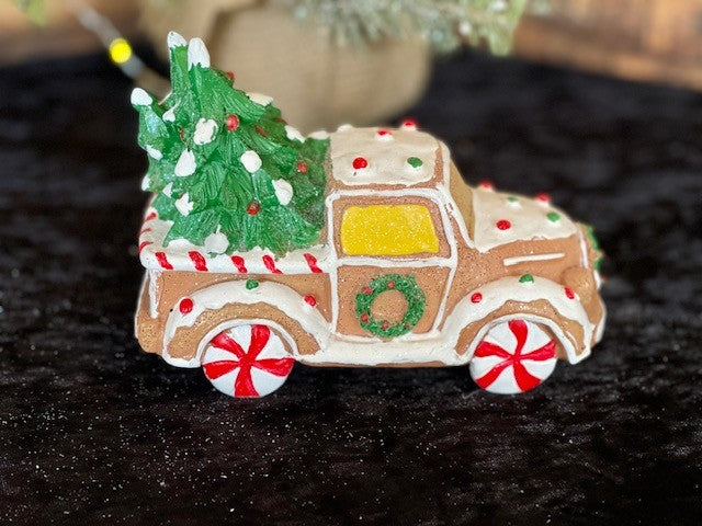 GINGERBREAD UTE AND TREES JAR025