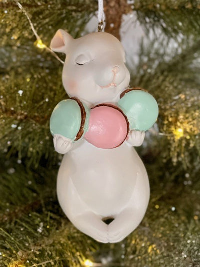 MOUSE WITH MACARONS ORNAMENT - JHH048