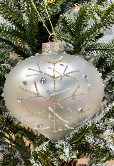 CHAMPAGNE LEAF ONION HANGING ORNAMENT JQAM357