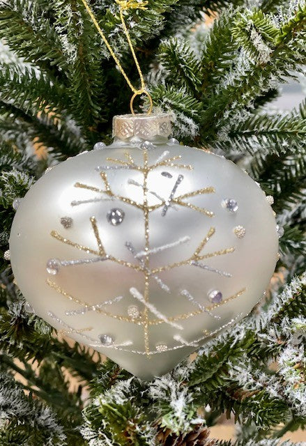 CHAMPAGNE LEAF ONION HANGING ORNAMENT JQAM357