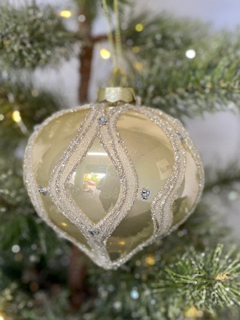 CHAMP HARLEQUIN ONION HANGING ORNAMENT JQAM368