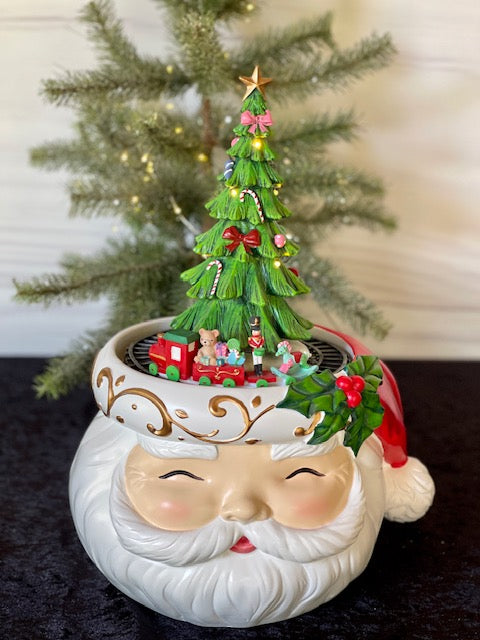 SANTA TRAIN MUSIC BOX JTE051