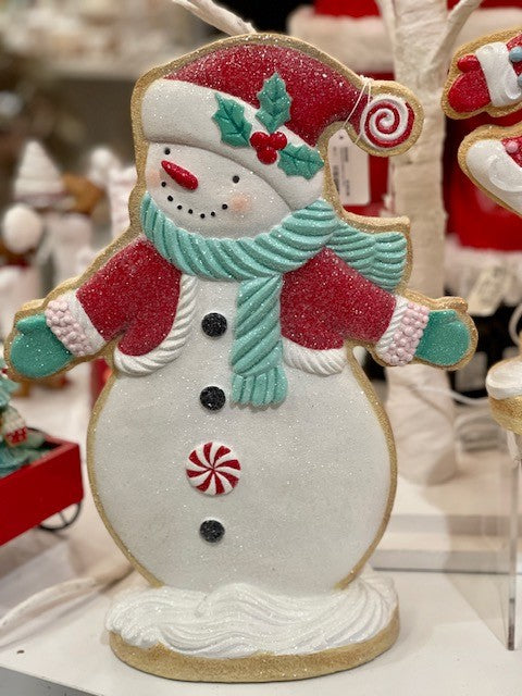 ICED GINGERBREAD SNOWMAN JTE072