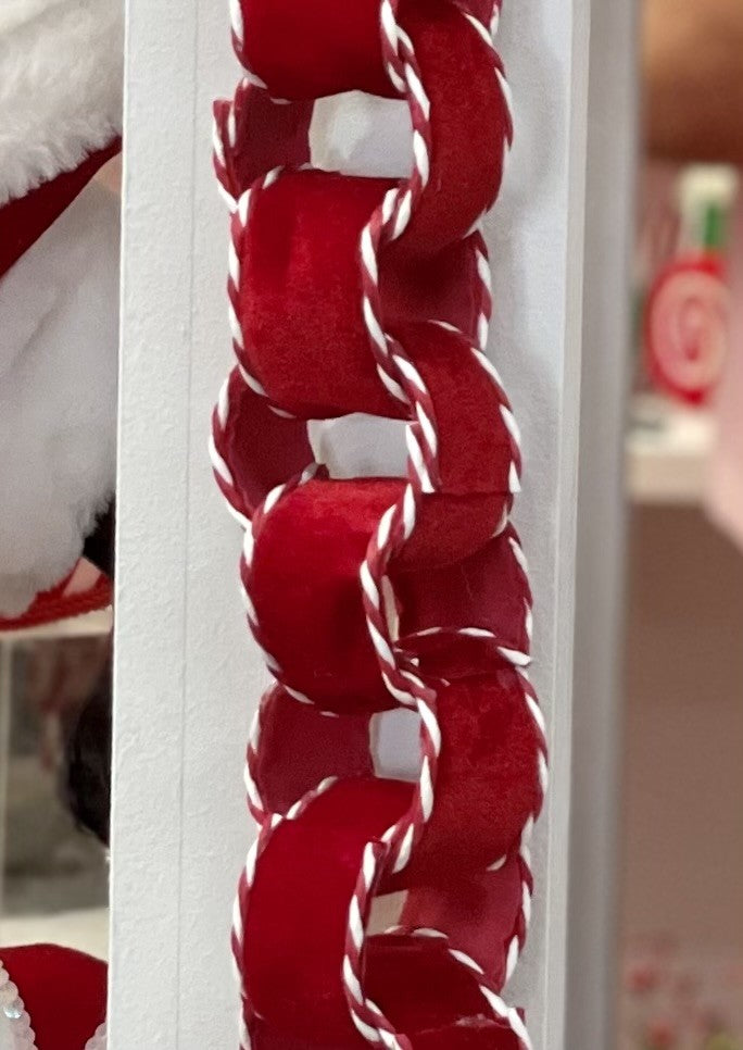 DEEP RED PAPER CHAINS JXG044