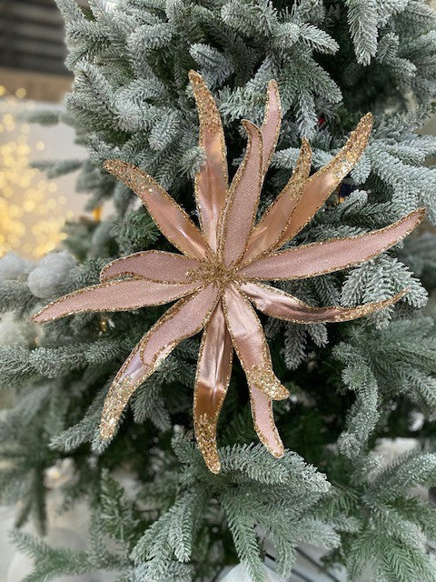 ROSE GOLD STARBURST FLOWER JXG144
