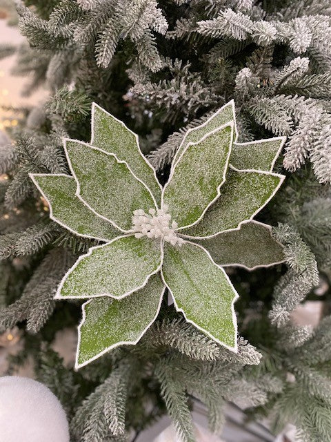 GREEN WHITE FLOWER JXG182