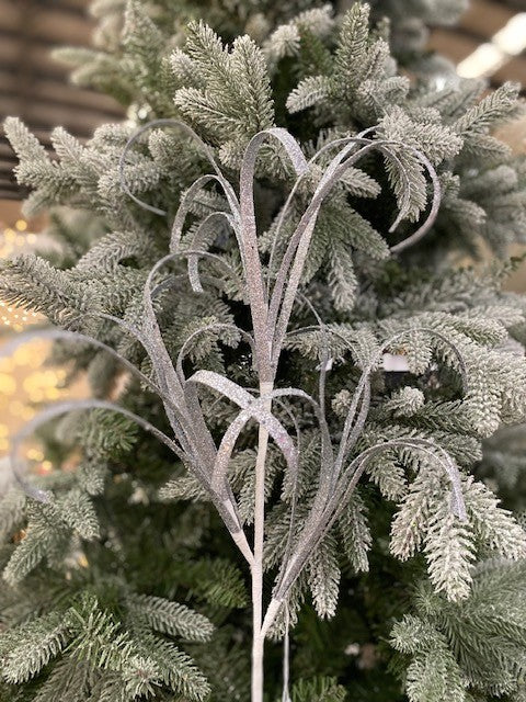 SILVER GLITTER RIBBON SPRAY JXG288