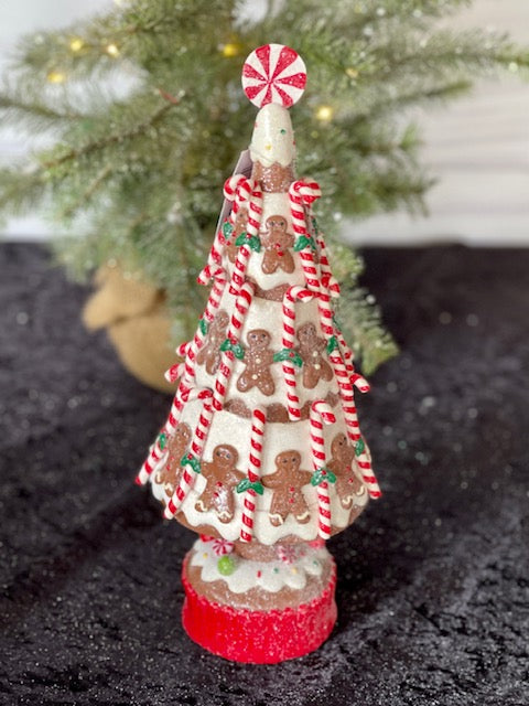 GINGERBREAD MEN TREE LARGE BXB044