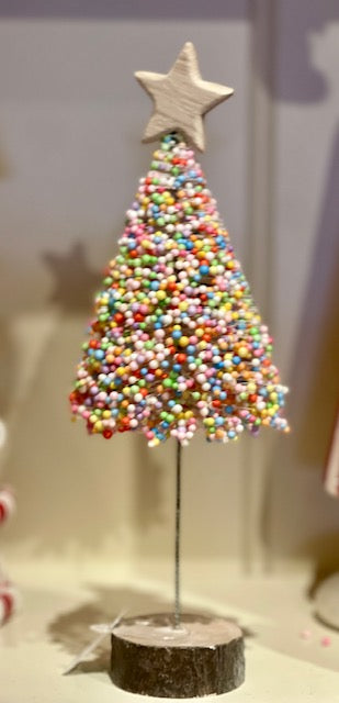 WIDE SPRINKLES TABLE TOP TREE BXI060