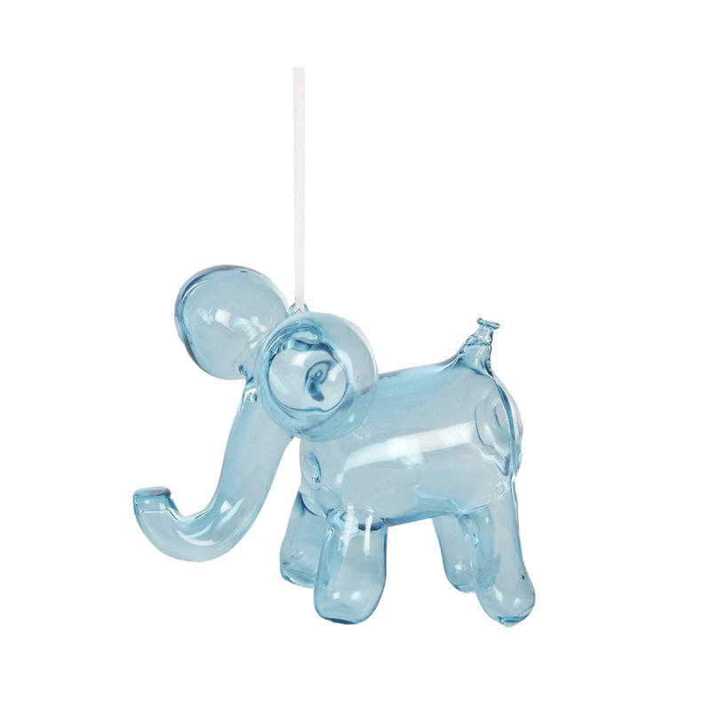 BLUE ELEPHANT BALLOON ANIMAL HANGING ORNAMENT BXW009