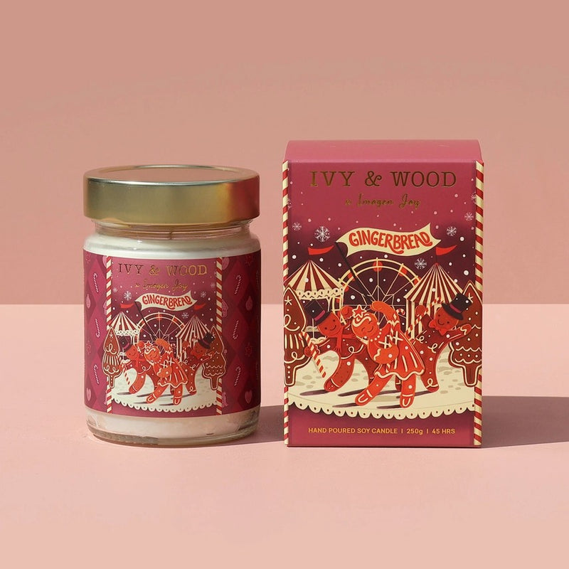 IVY & WOOD GINGERBREAD CHRISTMAS CANDLE 