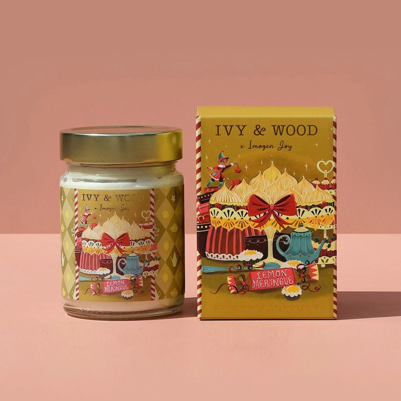 IVY & WOOD LEMON MERINGUE CHRISTMAS CANDLE 
