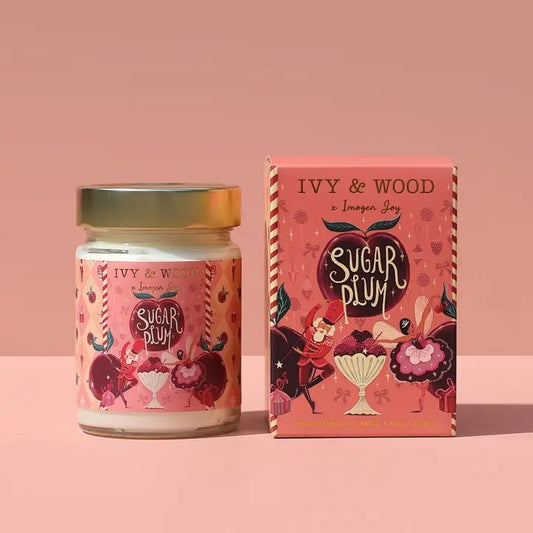 IVY & WOOD SUGAR PLUM CHRISTMAS CANDLE 