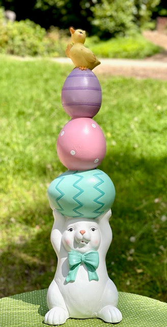 90CM RABBIT BALANCING EGG STACK DEV014