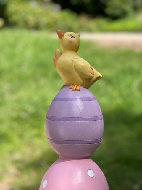 90CM RABBIT BALANCING EGG STACK DEV014