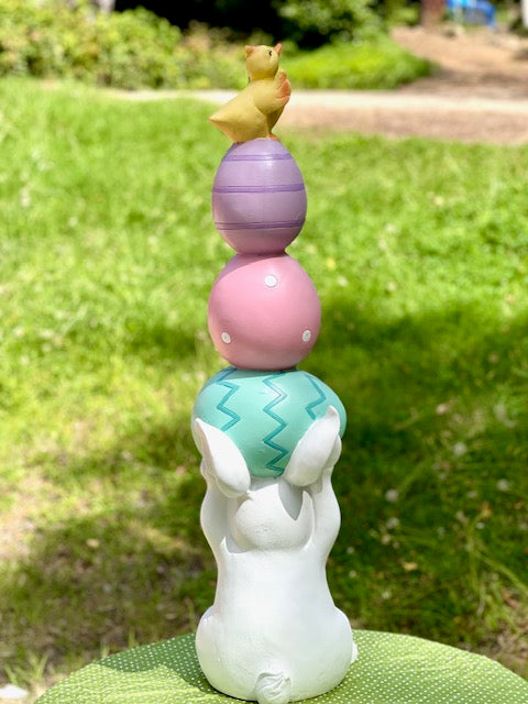 90CM RABBIT BALANCING EGG STACK DEV014