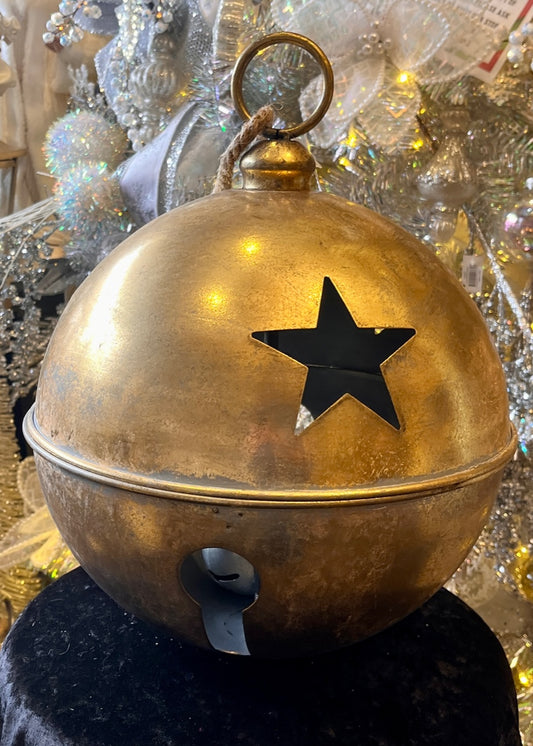 30 CM ANTIQUE GOLD BELL DCH001