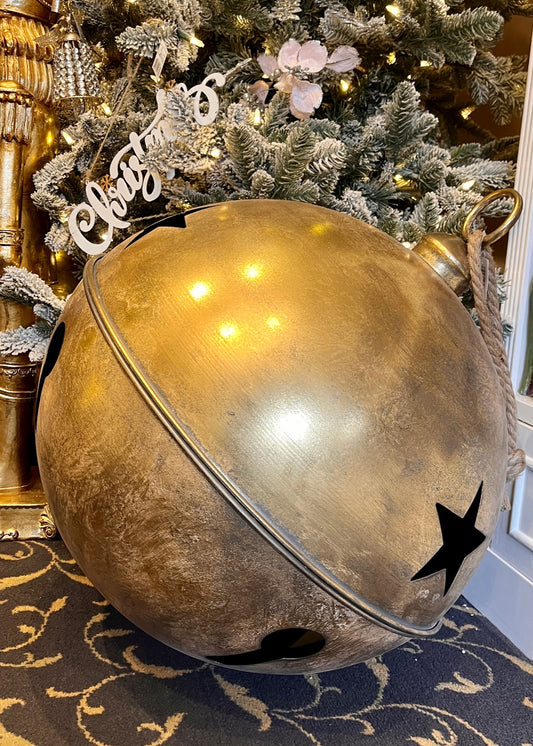 60 CM ANTIQUE GOLD BELL DCH009