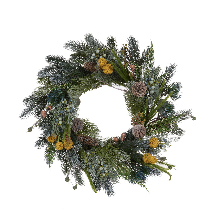 61 CM LUXE BILLY BUTTON WREATH DXV011