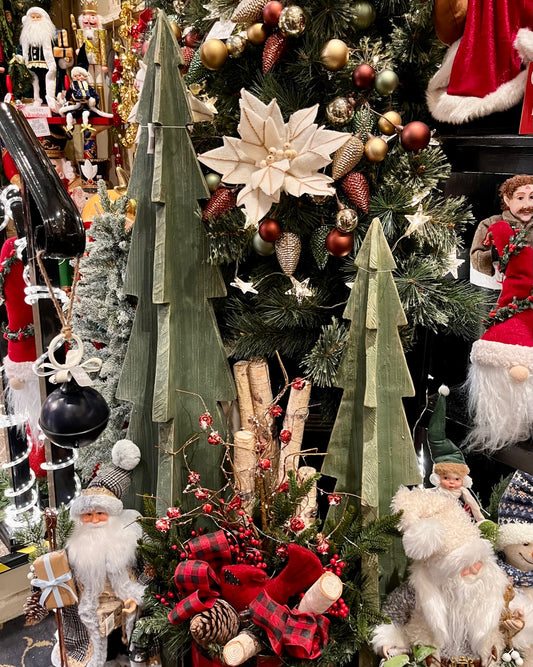 94 CM GREEN WOODGRAIN TREE DXV051 (PICK UP INSTORE ONLY)