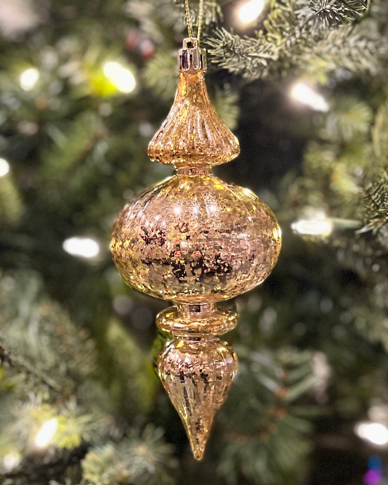 COPPER MERCURY FINIAL SHATTERPROOF ORNAMENT DXM031