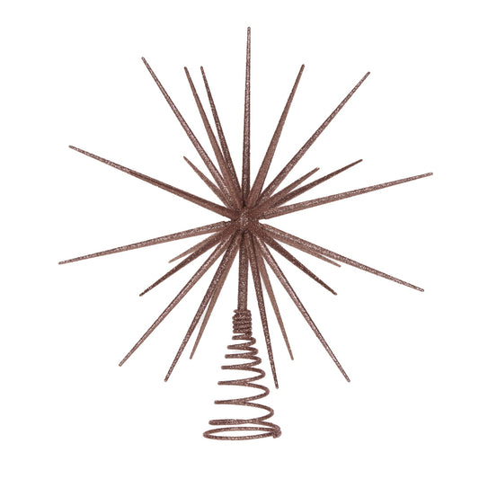 3D STARBURST TREE TOPPER ROSE GOLD DXM101