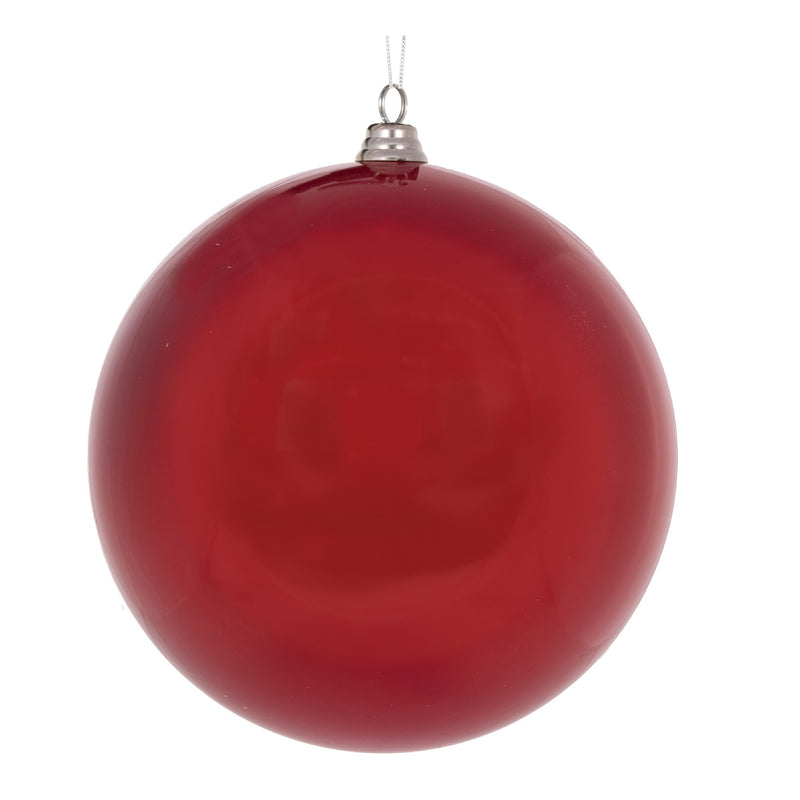 30 CM RED PEARL BAUBLE DXC011