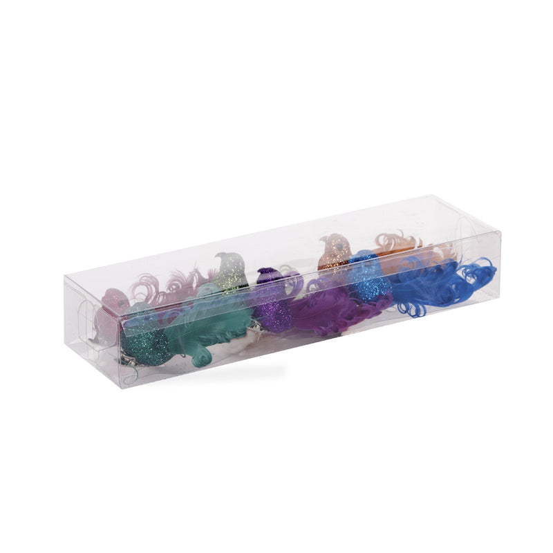 6PK MINI FA LA LA CLIP ON BIRDS IN BOX DXS001