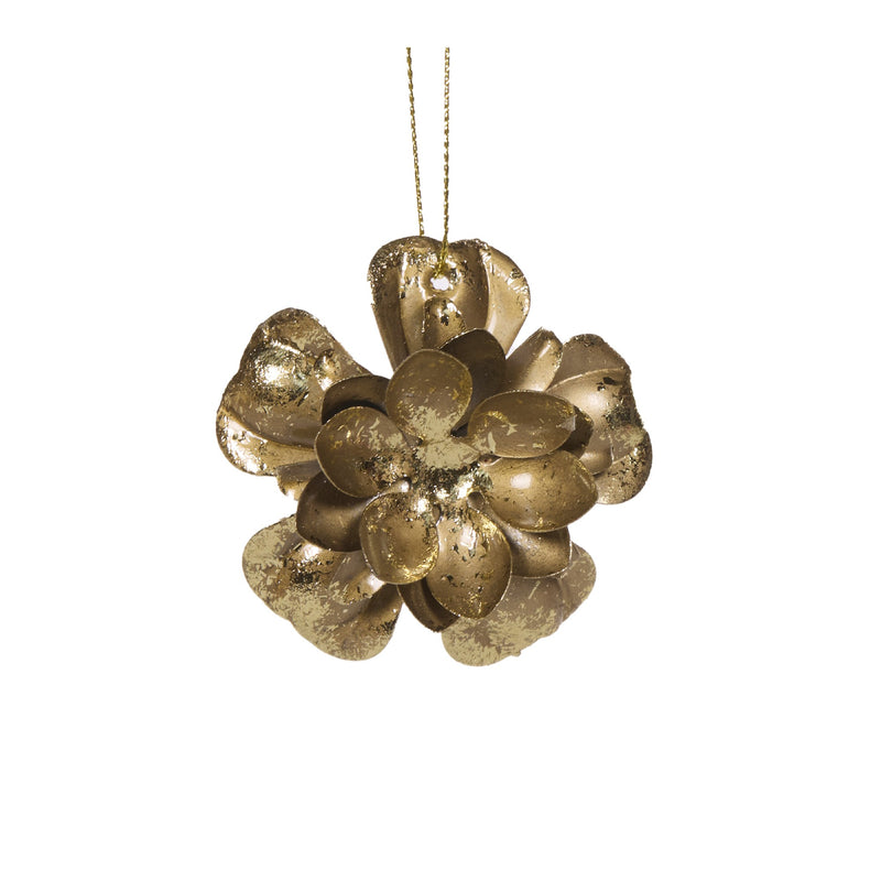 LEAF METAL FLOWER D HANGING ORNAMENT DCA004D