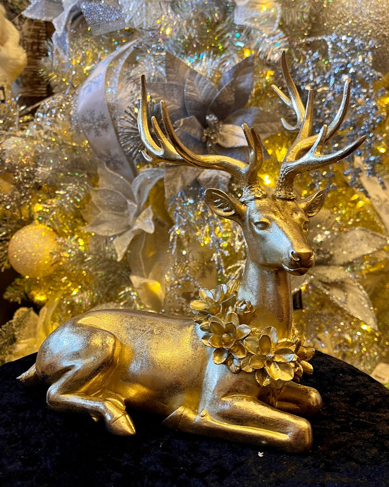 LYING MAGNOLIA DEER CHAMPAGNE DCA041