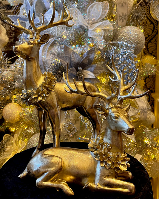 LYING MAGNOLIA DEER CHAMPAGNE DCA041