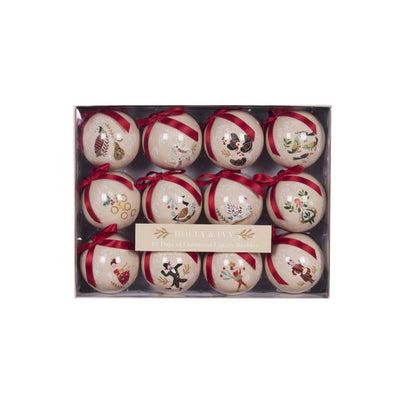 12 DAYS OF CHRISTMAS LUXURY BAUBLE GIFT SET DX1001